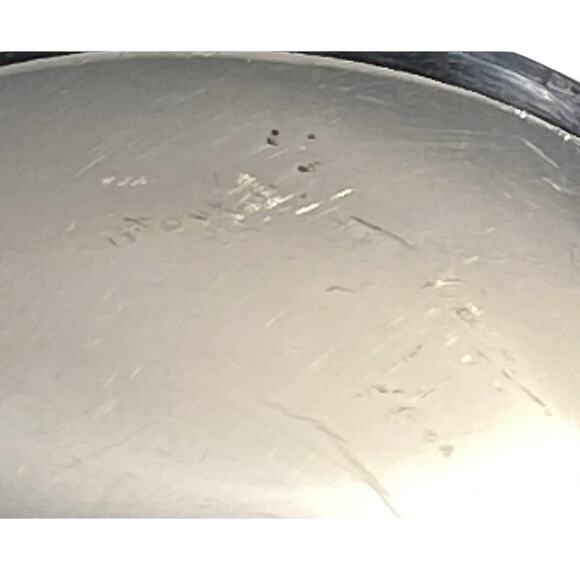 F B Rogers Silver Plate 12 3/8”Centerpiece Bowl Art Deco Style Made in Spain VTG - Picture 5 of 12